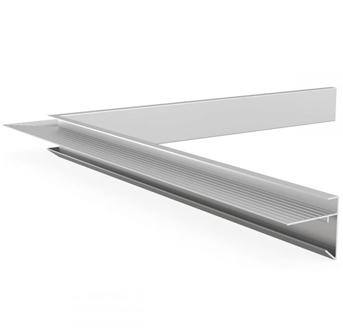 Aluminium daktrim | binnenhoek | 45x45mm 