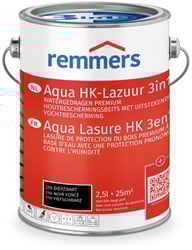 Aqua HK-lazuur | 3in1 | diepzwart | Remmers 