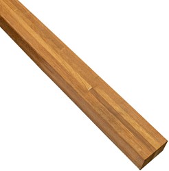 Bangkirai onderligger | 4,4x6,8cm | gevingerlast | 3.95m