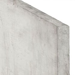 Beton onderplaat | Wit-Grijs | 1.84m