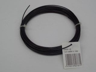 Binddraad | 1.2mm/1.8mm | 10 meter | ZWART