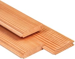 Blokhutprofiel Douglas | 2,8x14,5cm (28x145mm) 