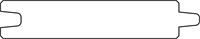 Blokhutprofiel Douglas | 2,8x19,5cm (28x195mm) | 70%PEFC -2