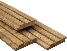 Thermo Vuren gevelbekleding