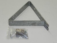 Deurvanger met buffer en windhaak | 240x170x38mm