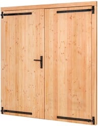Douglas dubbele dichte deur | 185cm x 205cm | P077659 | beslagset 6 | 39.0275