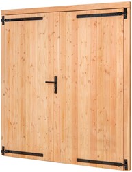 Douglas dubbele dichte deur | 185cm x 205cm | P077659 | beslagset 6 | K088253