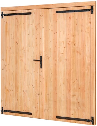 Douglas dubbele dichte deur | 185cm x 205cm | P077659 | beslagset 6 | 39.0275