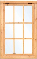Douglas uitzetraam 9-ruits | 100cm x 155,4cm | P077660 | beslagset 39.0276
