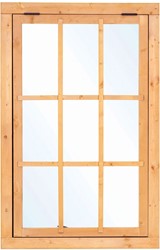 Douglas uitzetraam 9-ruits | 100cm x 155,4cm | P077660 | beslagset 39.0276
