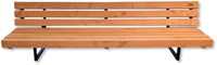 Douglas Loungebank | 300cm | zwart staal