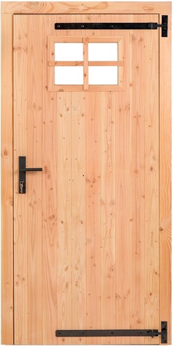 Douglas opgeklampte deur met raam | 100cm x 205cm 