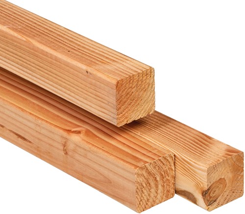 Douglas paal | 6,5x6,5cm (65x65mm) | geschaafd | 3.00m