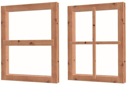 Douglas raam vast | 64,2 x 81,2cm | P020939