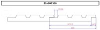 Triple Profiel | Douglas | 2,1x14cm (21x140mm) | KD18% -2