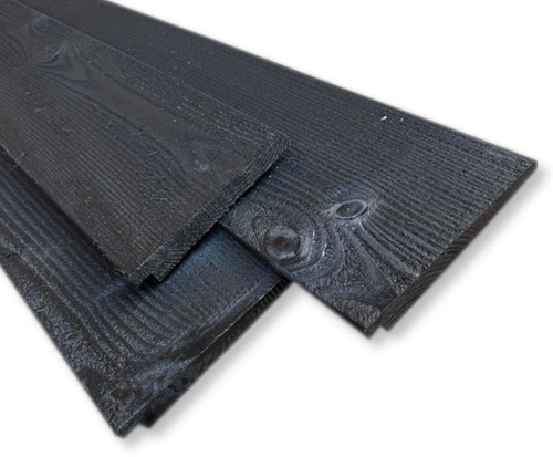Douglas Zweeds Rabat zwart gecoat | 2,8x19,5cm (28x195mm) 