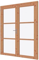 Dubbele deur De Luxe | Douglas | 184cm x 232cm | 42.8062 | beslagset 42.8062BS