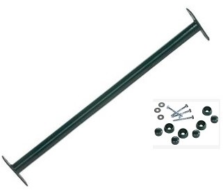 Duikelstang met bevestigingsset | Groen | 90cm