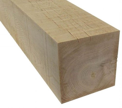 Eiken balk | 9x9cm (90x90mm) 