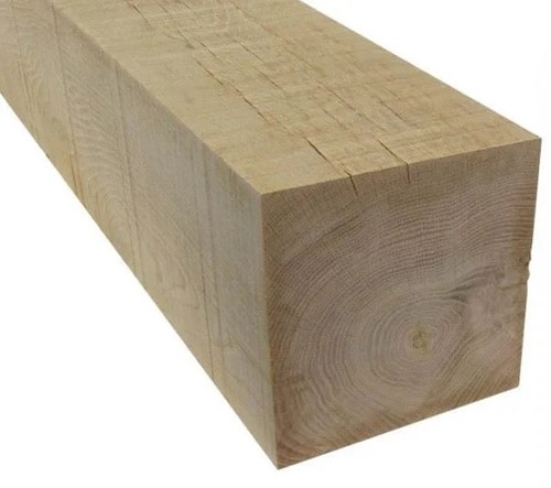 Eiken balk geschaafd | 8,3x8,3cm (83x83mm) | 2.50m