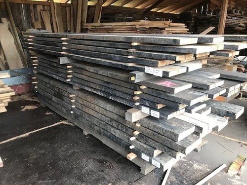 Eiken biels plank | 3,5x24cm | 240cm | bezaagd-3