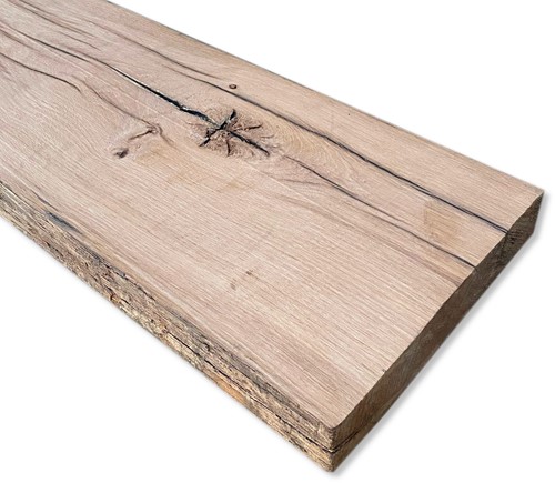 Eiken biels plank | 3.8x24cm (38x240mm) | 180cm | B30