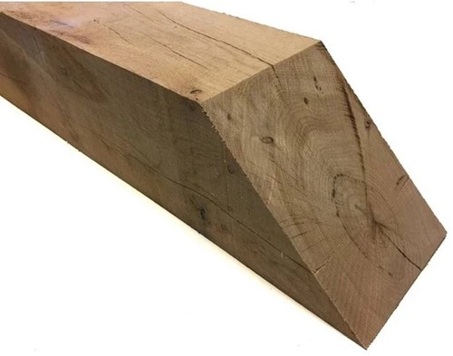 Eiken schoor | 11x11cm (110x110mm) | 50cm | geschaafd