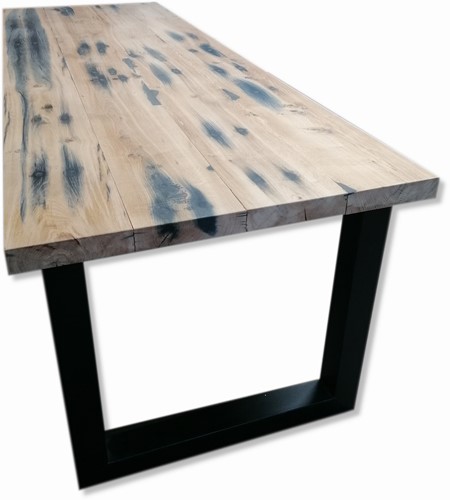 Eiken tafel | wagonplanken | 260x91cm