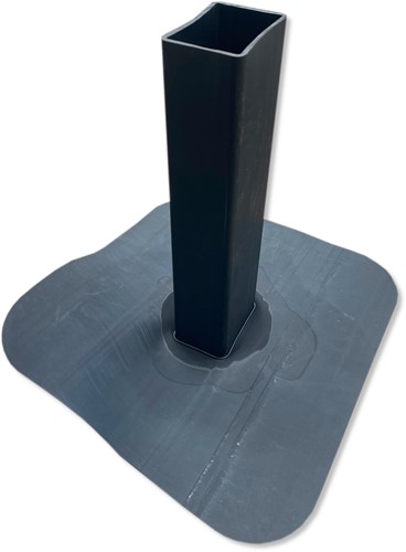 EPDM HWA doorvoer met EPDM flap | 30cm | 90 graden