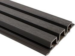 Fiberdeck WEO35 | Gardenwall | 3,3x17cm (33x170mm) | Dark Grey | 2.90m | FSC100%