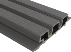 Fiberdeck WEO35 | Gardenwall | 3,3x17cm (33x170mm) | Dark Grey | 2.90m | FSC100%