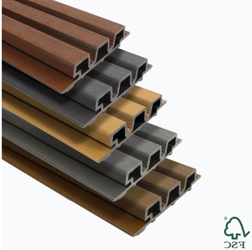 Fiberdeck WEO35 | Gardenwall | 3,3x17cm (33x170mm) | Teak | 2.90m | FSC100%-2