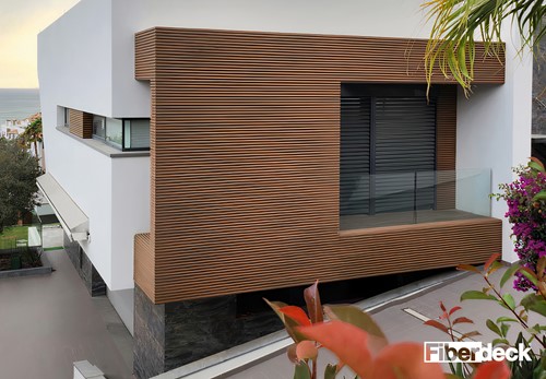Fiberdeck WEO35 | Gardenwall | 3,3x17cm (33x170mm) | Teak | 2.90m | FSC100%-3