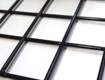 Gaaspaneel | Maas 10cm | Zwart geplastificeerd