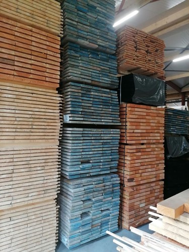 Gebruikt Steigerhout | Vuren | 3.2x20cm (32x200mm)-2