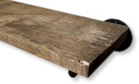 Steigerhout wandplank 100cm | 20cm breed | inclusief ronde plankdragers-2