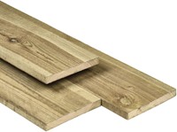 Plank Grenen | 1,6x14cm | 1.95m | geimpregneerd