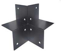 Houtverbinding | 3-weg | zwart-2
