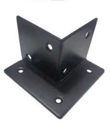 Houtverbinding | voetstuk | zwart