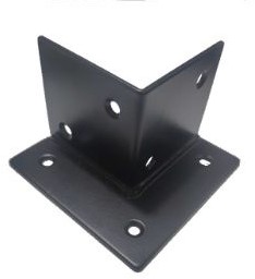 Houtverbinding | voetstuk | zwart