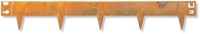 Kantopsluiting Cortenstaal | 106cm | 16cm hoog | roest