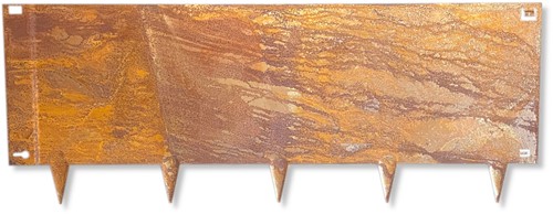 Kantopsluiting Cortenstaal | 106cm | roest-3