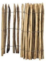 Kastanje rolhek | latafstand 8-9cm