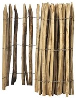 Kastanje rolhek | latafstand 4-5cm | 50x1000cm