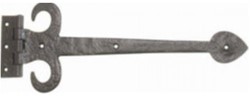 Kruisheng met krullen | 42,5cm | zwart