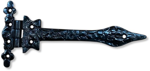 Kruisheng met vaste pin | 24cm | zwart