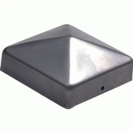 Paalkap | 201x201mm | RVS