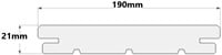 Vlonderplank Padouk | 2,1x19cm (21x190mm) | B-Fix -2
