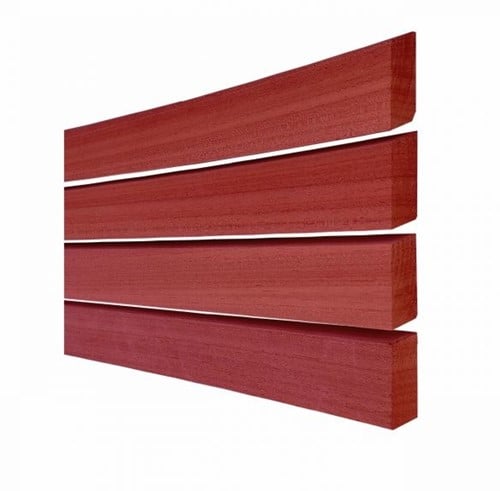 Padouk Rhombus profiel | 1,8x5,8cm (18x58mm) -2