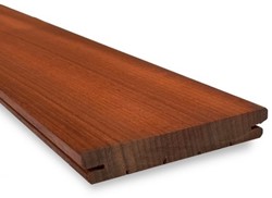 Padouk vlonderplank | 2x9cm (20x90mm) | geschaafd | HW-clip
